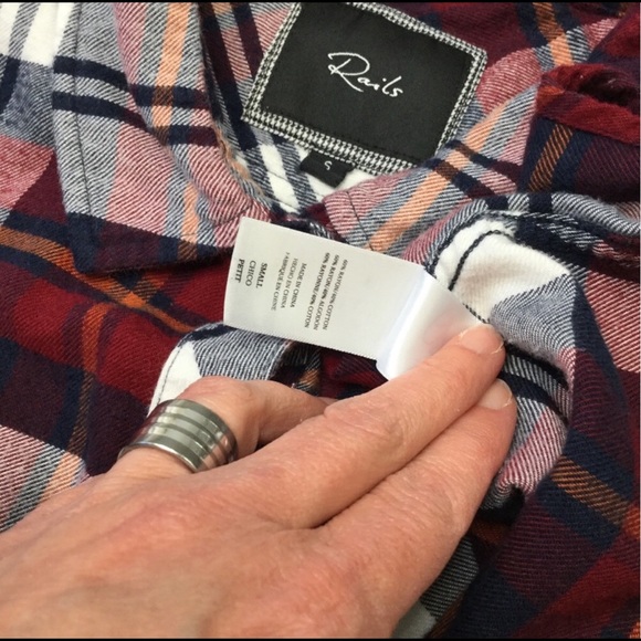 Rails Hunter plaid button down flannel - Picture 7 of 8
